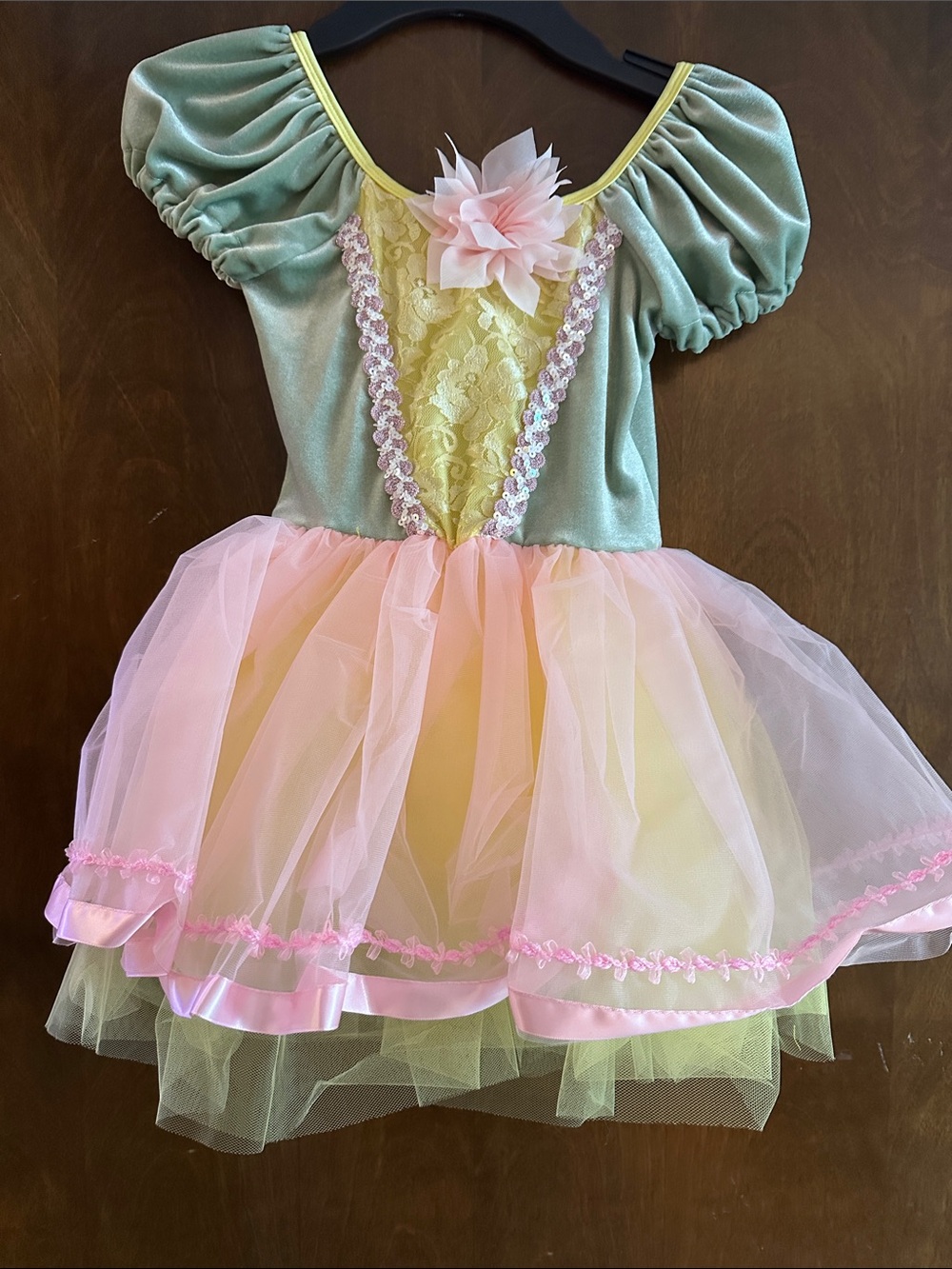 Revolution Dancewear Pastel Pink & Mint Ballet Tutu Leotard Dress for Kids